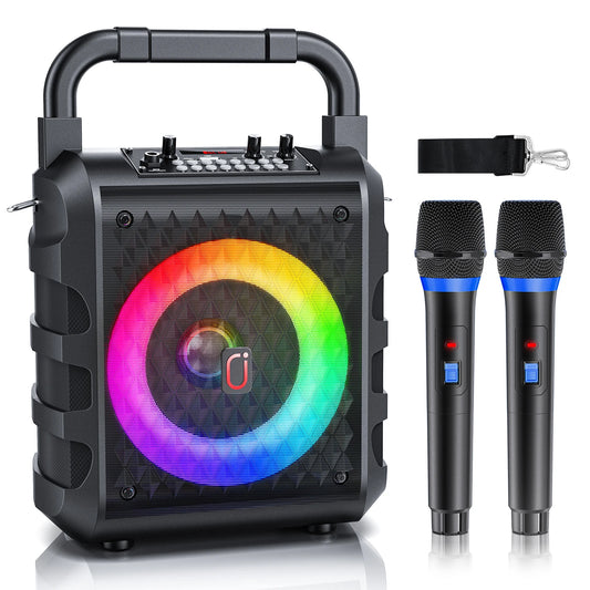 FanFun Wireless Karaoke Bluetooth Speaker Microphone