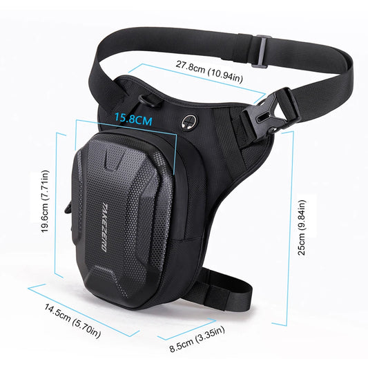 Motorcycle Drop Leg Bag Waterproof Waist Side Fanny Pack