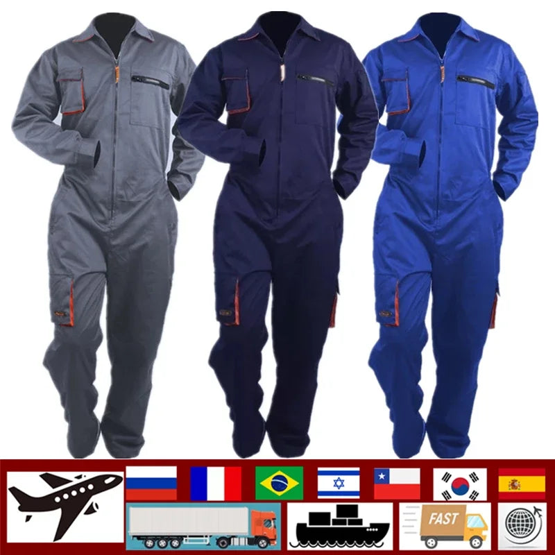 Guizhou Work Uniform Coveralls Welding Suit for Mechanics