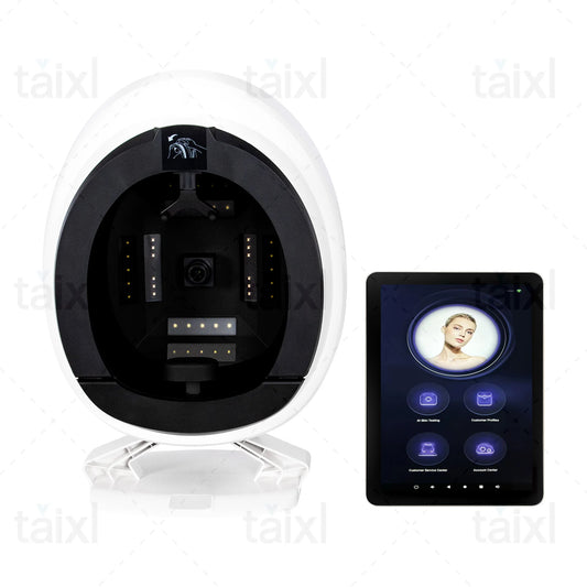 TAIXL 3D Facial Skin Analyzer Machine With 8 Light Spectrum