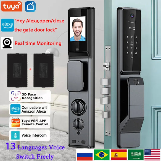 Ykesdl Waterproof Outdoor Smart Lock With WiFi Camera