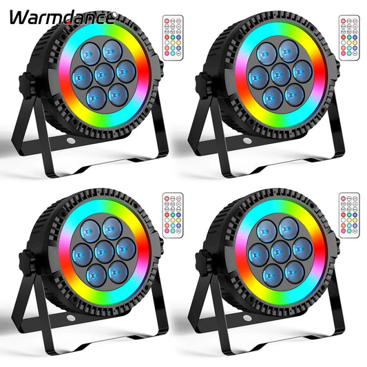 Warmdance LED Par Light Stage Effect Projector With Remote