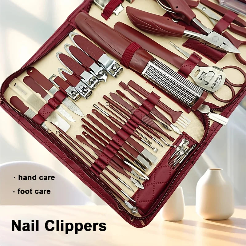 Hign Concerned 42 In One Stainless Steel Nail Clipper Set