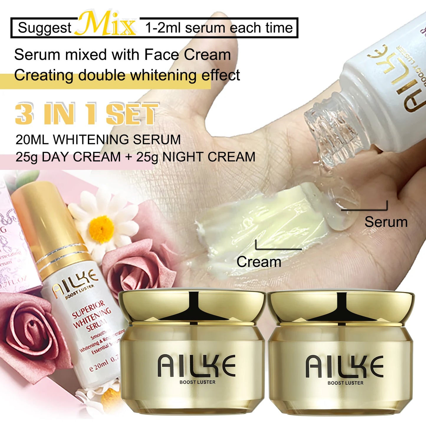 AILKE Dark Spot Corrector Cream SPF Hydration Brightening